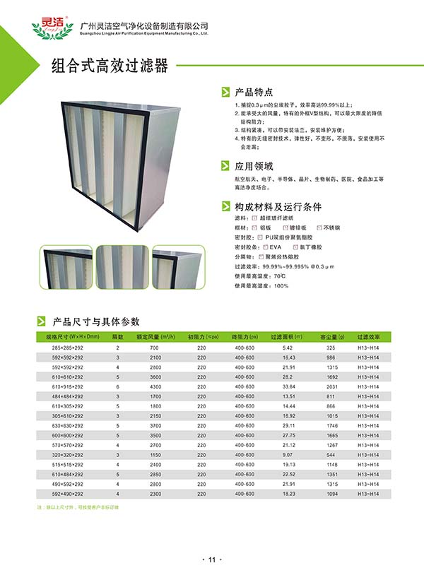 大風(fēng)量組合式高效過(guò)濾器折疊框架有多厚 大風(fēng)量組合式高效過(guò)濾器折疊框架有多厚